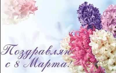 Открытка с 8 марта - Открытки / Цветочный Рай - интернет магазин цветов