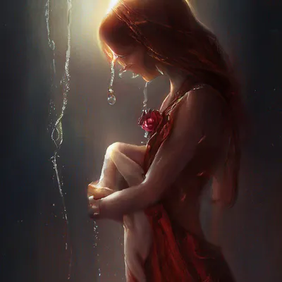 Слезы женщины: кровь из сердца, которая зависит от любви» — создано в  Шедевруме