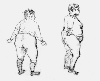 Люблю толстых женщин (рисовать)