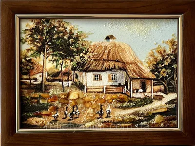 Купити Картина маслом Ночное украинское село | Skrynya.ua