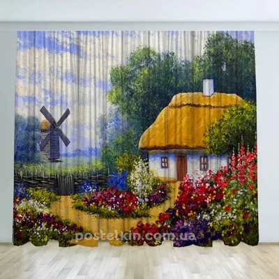 Картина Українське село ᐉ Пацан Юрій ᐉ онлайн-галерея Molbert.