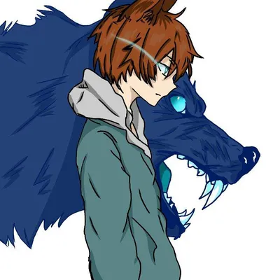 Влюблённая парочка волков из аниме — Картинки и аватары