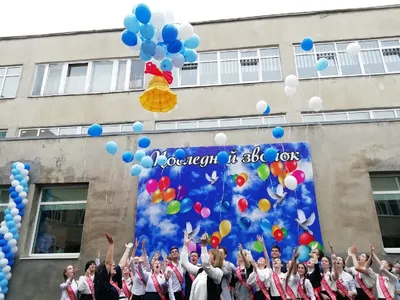 Баннер \"Прощай школа!\" в зеленом цвете доставка по всей Украине
