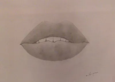 Зарисовка простым карандашом: девушка…» — создано в Шедевруме