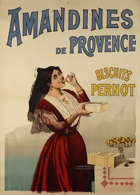 Vintage poster – Amandines de Provence, biscuits Pernot – Galerie 1 2 3