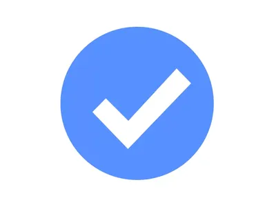 Facebook Check Icon Logo PNG vector in SVG, PDF, AI, CDR format