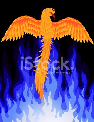 Птица феникс восстает из пепла, …» — создано в Шедевруме