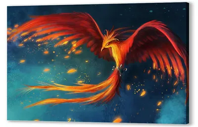 Птица феникс PNG , феникс, Большая птица, летать PNG рисунок для бесплатной  загрузки