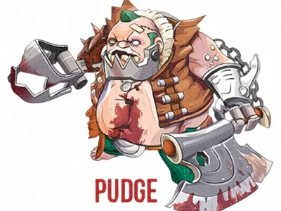 Dota 2 Pudge\" Art Print for Sale by renjith s | Redbubble