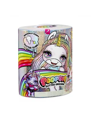 Блестящий Единорог Пупси слайм Poopsie Surprise Glitter Unicorn Pink Purple  | Интернет магазин игрушек