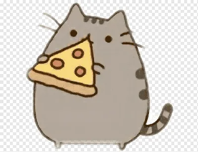 Кошка Пицца Пушин Едит, Кошка, еда, животные, кошка png | PNGWing
