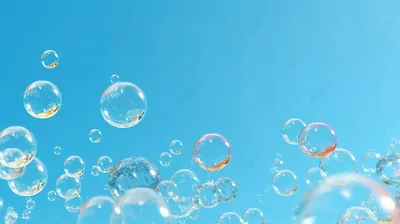 Фотообои Пузырьки воздуха купить на стену • Эко Обои