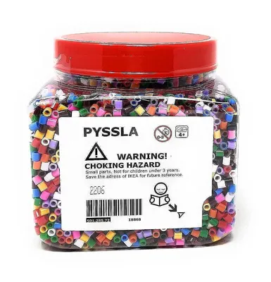 My first sprite using IKEA Pyssla beads! : r/beadsprites