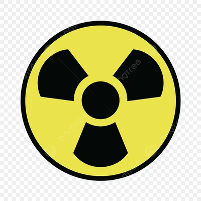 Значок радиации, знак радиации, черно…» — создано в Шедевруме