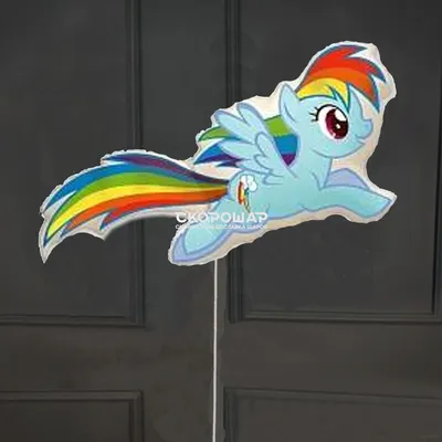 Обои на рабочий стол Rainbow Dash / Радуга Дэш, персонаж из мультсериала  Мой маленький пони: Дружба – это чудо / My Little Pony: Friendship is Magic  / MLP:FiM, обои для рабочего стола,