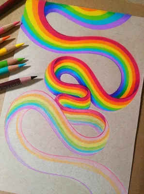 Rainbow Practice - WIP by dannii-jo | Prismacolor art, Rainbow drawing,  Color pencil art