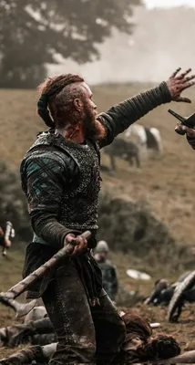 Скачать обои викинг, драккары, Edikt Art, Викинги Рагнар Лодброк, Vikings  Ragnar Lodbrok, раздел фантастика в разрешении 640x1136