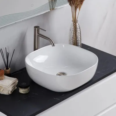 Мебель для ванной STWORKI Берген 80, серая со светлой столешницей, раковина  Moduo 55 Leaf по цене от производителя (код: 549492) - купить на  официальном сайте бренда