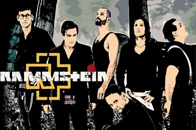Купить постер (плакат) Rammstein на стену для интерьера (артикул 111255)