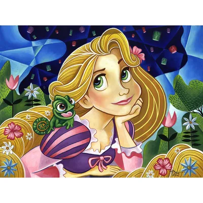 Tangled / Rapunzel / Disney / Fan Art / Art History / Geeky / Nerdy /  Lanterns / Flynn / Springtime / Swing / Princess / Art / Romantic - Etsy