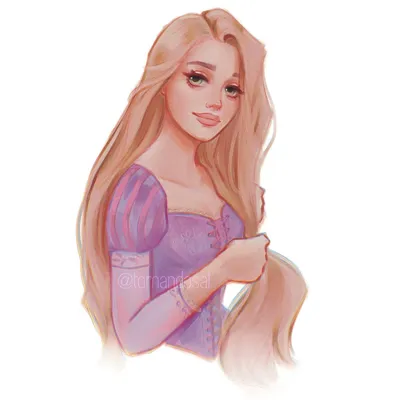 Wistful on Instagram: \"I will never get tired of drawing Rapunzel because  I've always identified myself with this character, in my tower where I draw  all the da… | Disney rapunzel, Disney