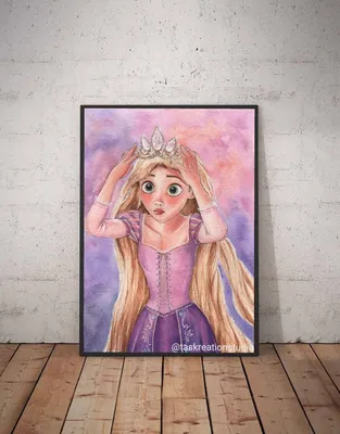 Rapunzel, art, mural, HD phone wallpaper | Peakpx