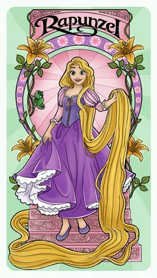 i watched rapunzel a while ago so i made some art of her!! | Fandom