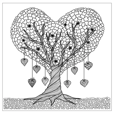Раскраски Деревья зимой | Coloring pages, Tree coloring page, Winter trees