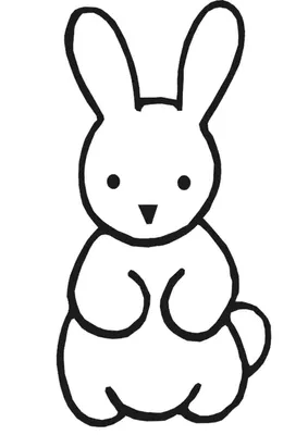 Раскраски Раскраска заяц бежит заяц, скачать распечатать раскраски.
