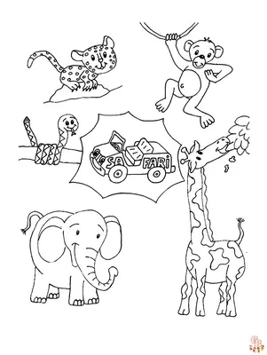 Раскраски животных | deti