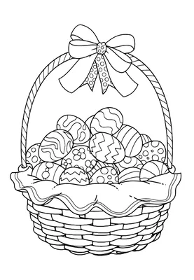 Раскраски скачат, Раскраска Яйца к празднику Пасхе Пасхальные яйца красивые  яйца с яйцами скачать Пасха.