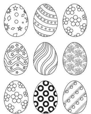 Пасхальные Яйца Раскраски - Бесплатное фото на Pixabay - Pixabay