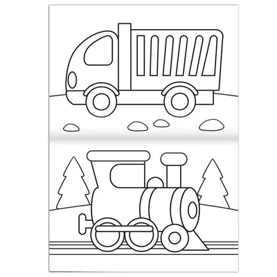 ЮВЕНТА - Раскраска «Транспорт», 16 стр., формат А4