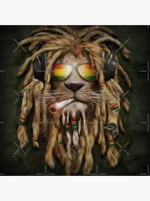 Rasta Logo in Rastafarian Colours Stock Vector - Illustration of  subculture, rastaman: 75216131
