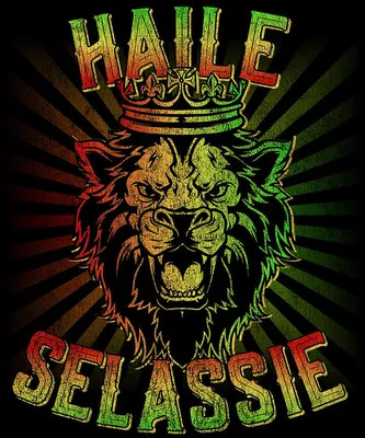 Rastafari Lion Blacklight Poster 23 x 35 - Blacklight.com