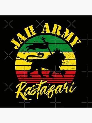 Jah Army Rastafari Rasta Lion Of Judah\" Art Board Print for Sale by  designandclouds | Redbubble