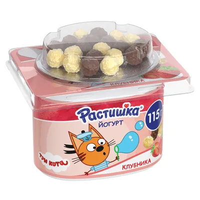 Дизайн упаковки детских йогуртов Растишка от Danone