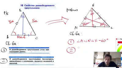 Равнобедренный треугольник и его свойства | bulb