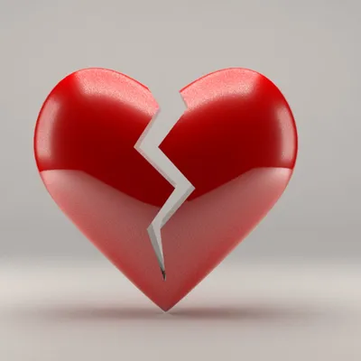 Разбитое сердце 3D Модель $5 - .obj .max .fbx .3ds - Free3D
