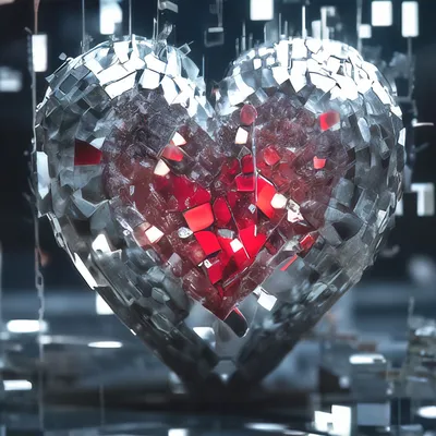 Разбитое сердце Рабочий стол, сердце, любовь, сердце, монохромный png |  Klipartz