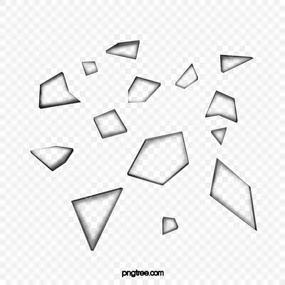 Стекло Прозрачность и прозрачность Scape GIMP, Разбитое стекло, стекло,  треугольник, филиал png | Klipartz