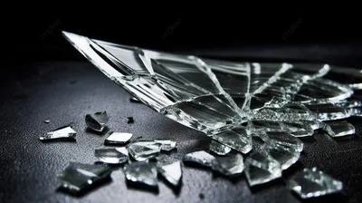 Осколки разбитого стекла лежать на …» — создано в Шедевруме