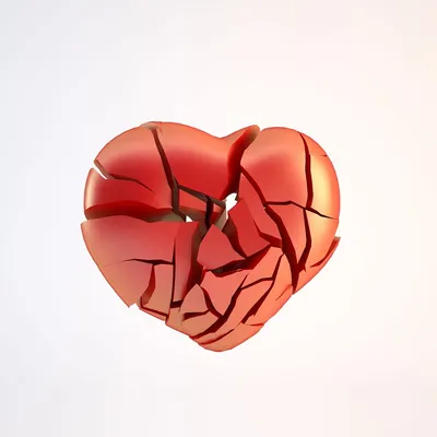 разбитое сердце 3D Модель $10 - .unknown .max .3ds .obj - Free3D