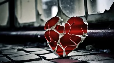 Красивое разбитое сердце - 81 фото