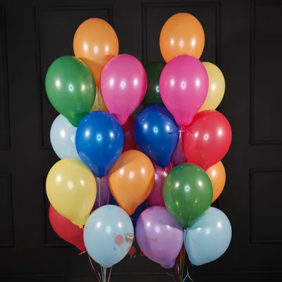 Купить Разноцветные воздушные шары металлик с доставкой по Москве - арт.  11002
