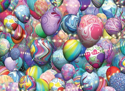 Разноцветные шары пастель, матовые без рисунка купить в Москве за 170 руб.