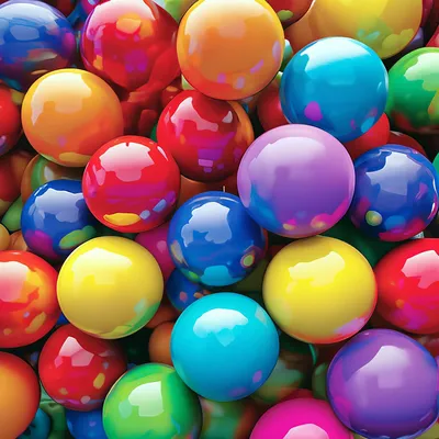 Разноцветные шары на пол - купить по цене 1443.0 рублей ✓ Интернет магазин  ШарикНаДом Москва