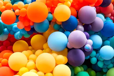 Разноцветные шарики PNG , прекрасный, цвет, разноцветные воздушные шары PNG  рисунок для бесплатной загрузки