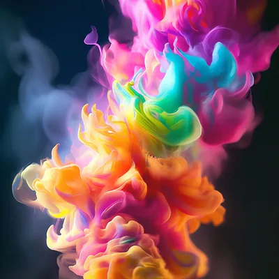 Разноцветный дым»