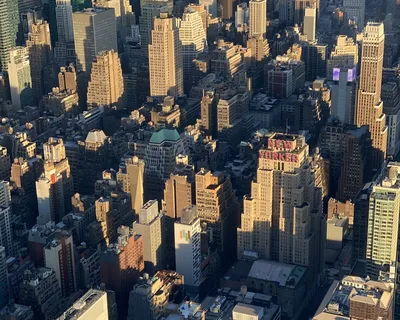 Скачать 1280x1024 город, вид сверху, здания, архитектура, нью-йорк обои,  картинки стандарт 5:4